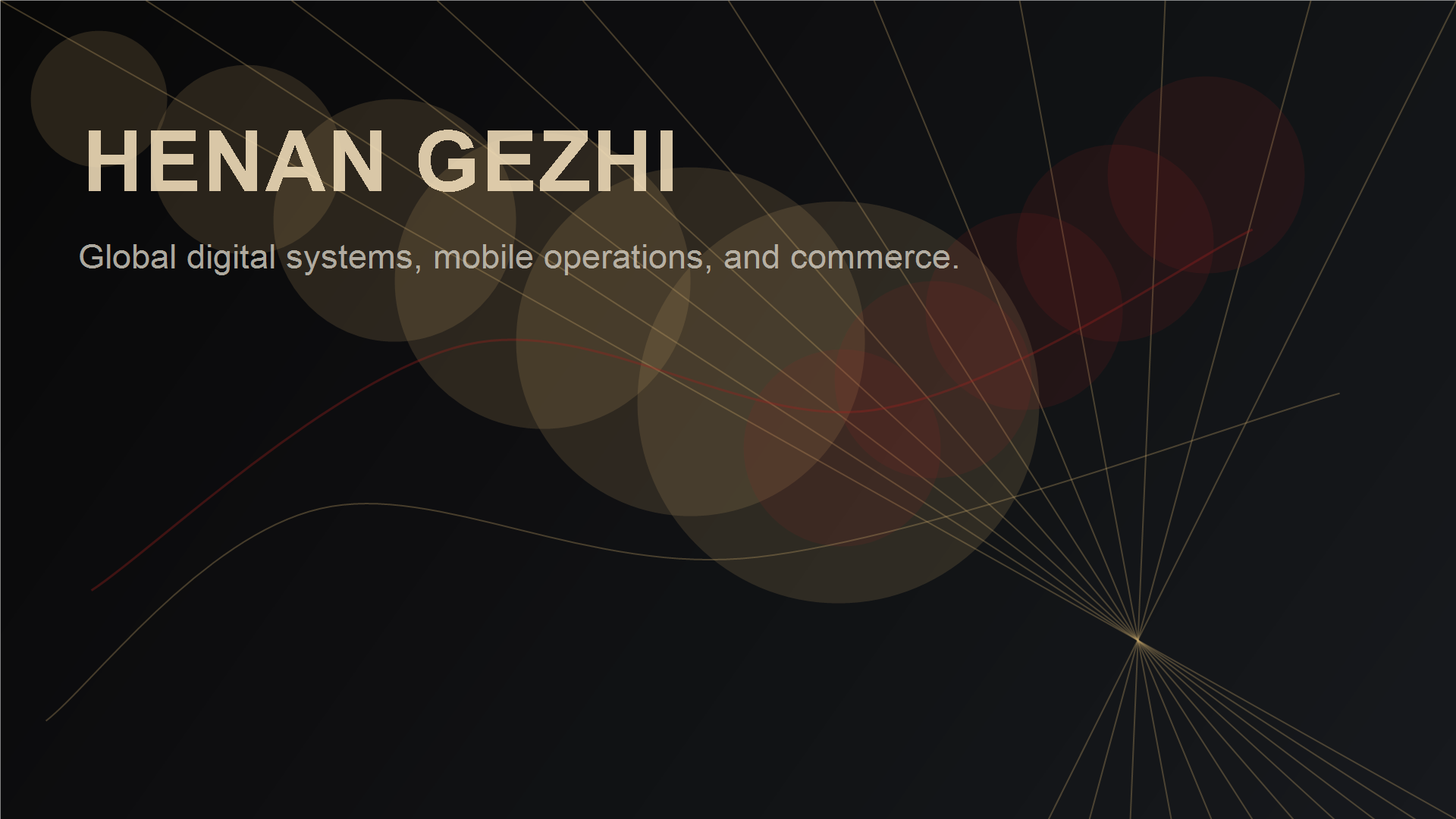 Abstract digital skyline representing cloud, analytics, mobile applications, and smart devices.